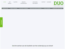 Tablet Screenshot of duo-onderwijsonderzoek.nl